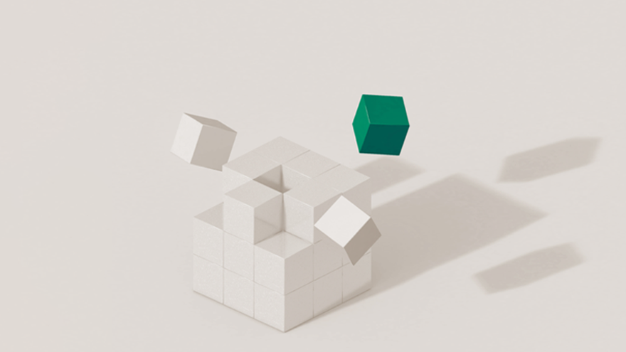 Green blocks 